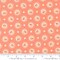 Fabric Moda Coral Flower Dots Sunbonnet by the Quarter Yard 31762-41